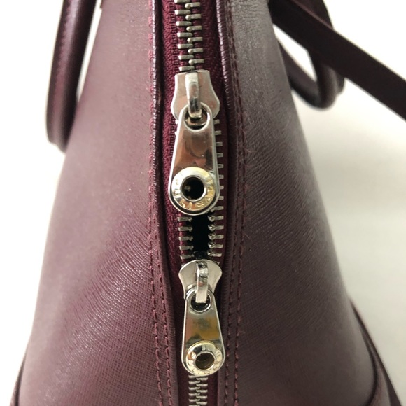 Pulicati Shoulder Bag, Burgundy/Maroon Leather NWOT - Picture 7 of 7